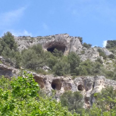 Maison Au Coeur De Fontaine De Vaucluse, Nichee Sur Le Rocher Et Surplombant La Sorgue Eksteriør bilde